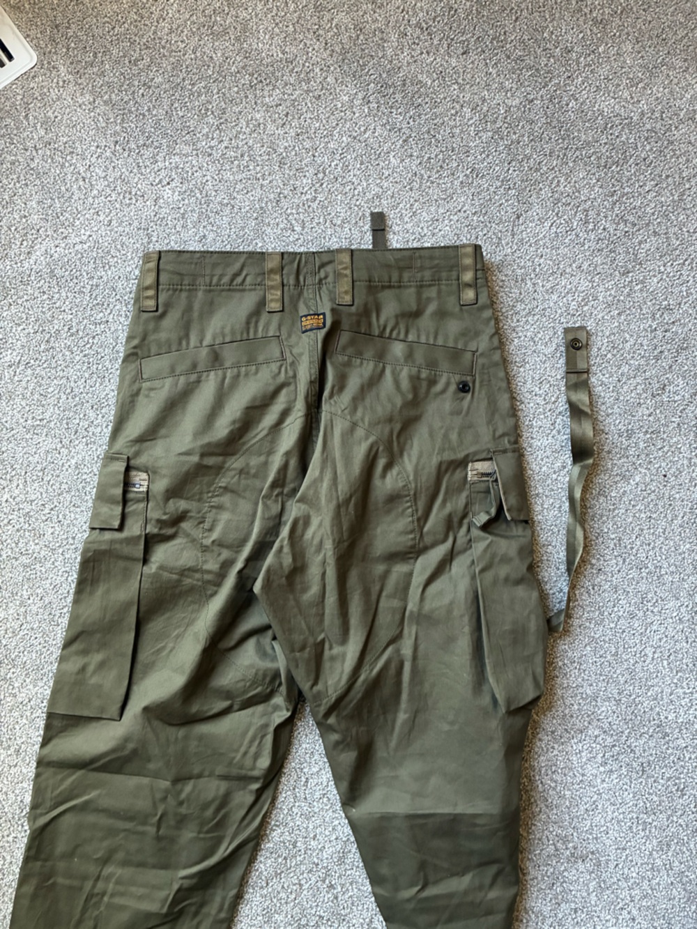 G-Star Olive Green Cargo Pants - Picture 7 of 11